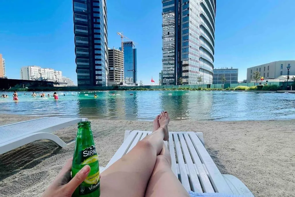 Kozapark 1 Bedroom Lux Apart W/Lake View &Swimming Pool Стамбул 0*,  Турция