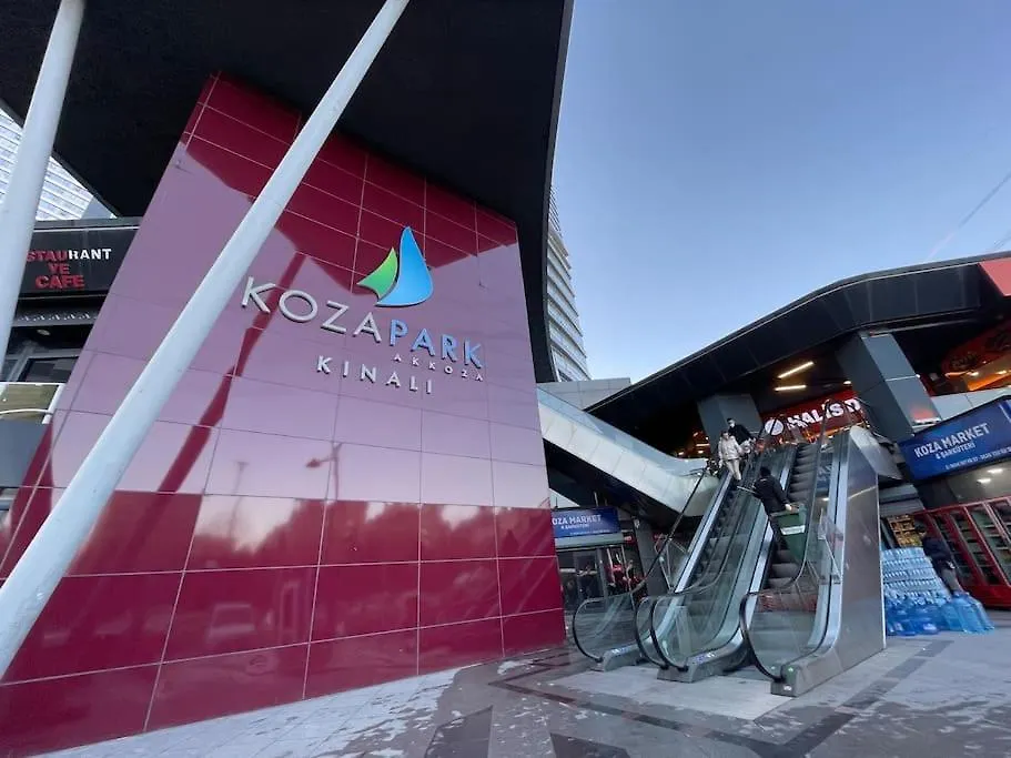Kozapark 1 Bedroom Lux Apart W/Lake View &Swimming Pool Стамбул